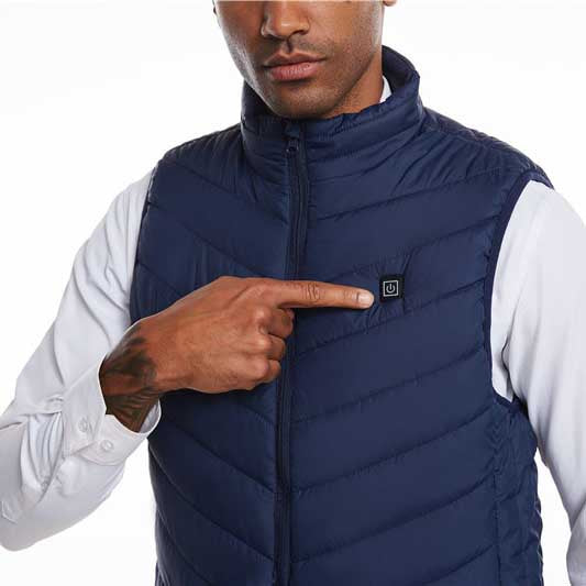 Ergonable Heated Jacket | The ultimate heated jacket: Carbon fiber-infused, lightweight, waterproof, and so much more... (Model Showing the Vest)