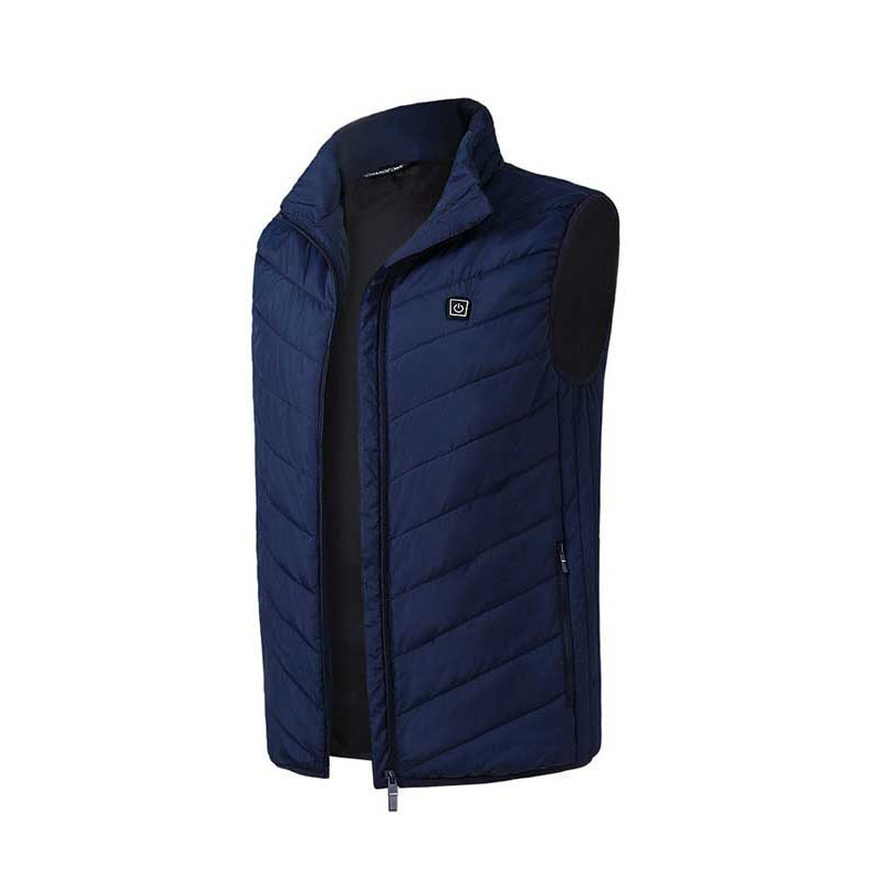 Ergonable Heated Jacket | The ultimate heated jacket: Carbon fiber-infused, lightweight, waterproof, and so much more... (Blue Vest Front Image)